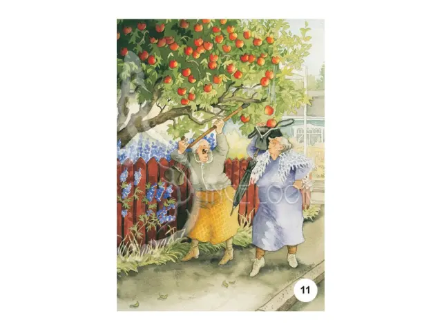 Inge Löök Postcard Old Ladies - 11