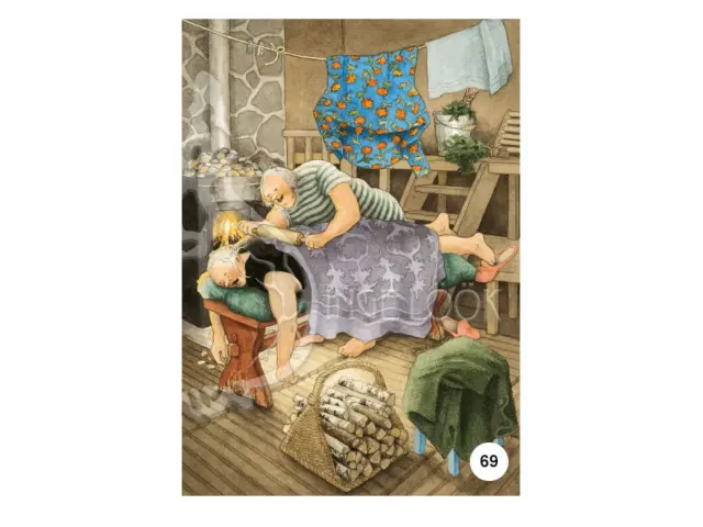Inge Löök Postcard Old Ladies - 69