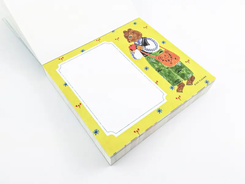 Aiko Fukawa Memo Pad - Flower And Animals