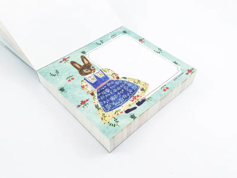 Aiko Fukawa Memo Pad - Flower And Animals