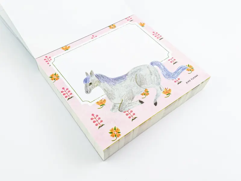 Aiko Fukawa Memo Pad - Flower And Animals