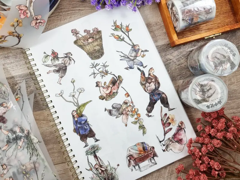 Ding Idako Matte PET Tape - Notes In The Mountains