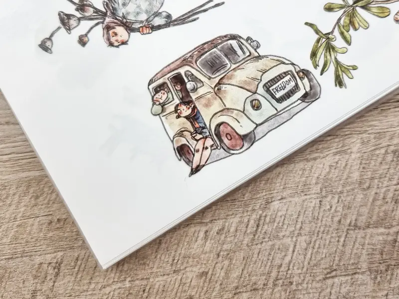 Ding Idako Matte PET Tape - Notes In The Mountains