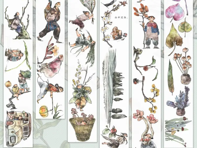 Ding Idako Matte PET Tape - Notes In The Mountains