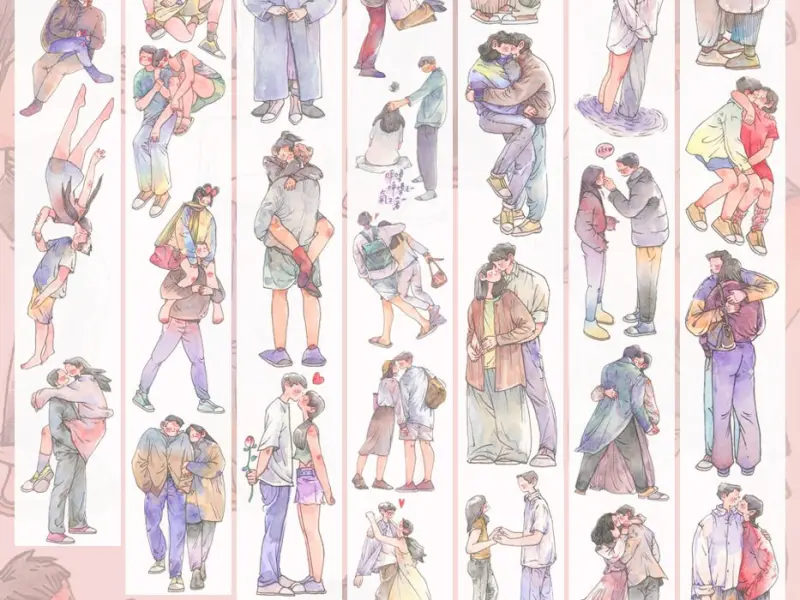 Ding Idako Washi Tape - Intimacy