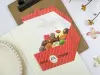 Furukawa Paper Die Cut Mini Letter Gift - Chocolate