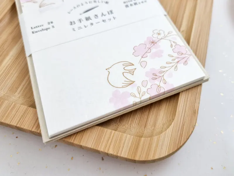 Furukawa Paper Mini Letter Set - Sakura Wreath