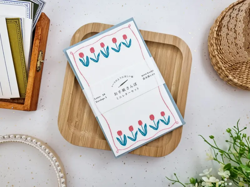 Furukawa Paper Mini Letter Set - Tulips