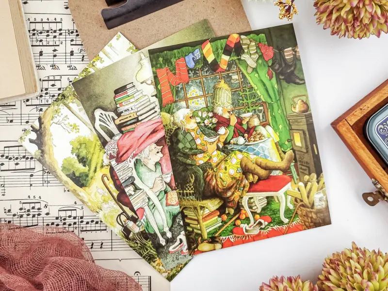 Inge Löök Postcard Old Ladies - 35