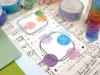 Kamio Color Swatch Washi Sticker Roll - Purple