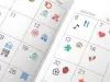 Kodomo no Kao Pochitto6 Push-Button Stamp - Schedule Book