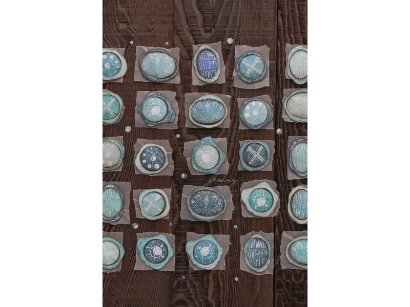 Lin Chia Ning Stamp Set - Stationery Vol.1