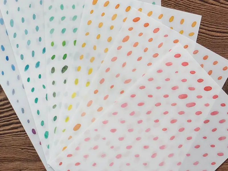 Lin Chia Ning Print-On Stickers - Color Dots