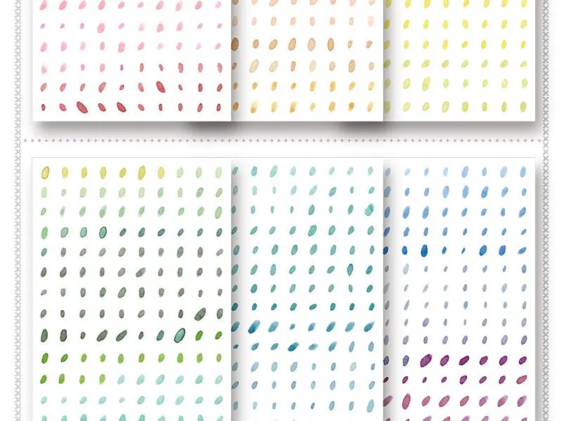 Lin Chia Ning Print-On Stickers - Color Dots