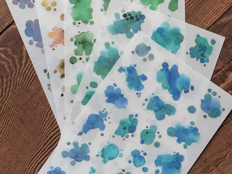 LCN Print-On Stickers - Color Lumps Vol.1