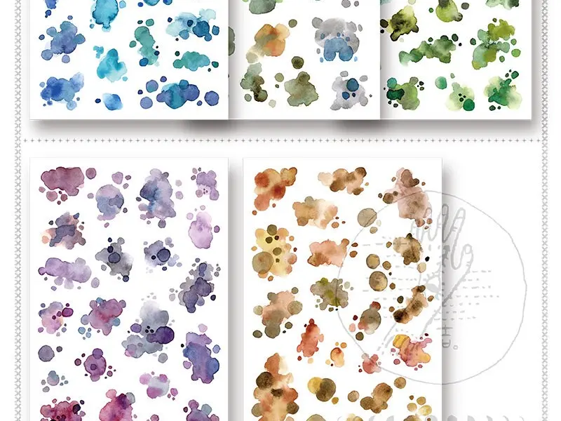 LCN Print-On Stickers - Color Lumps Vol.1