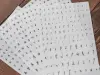 Lin Chia Ning Print-On Stickers - Letters And Numbers