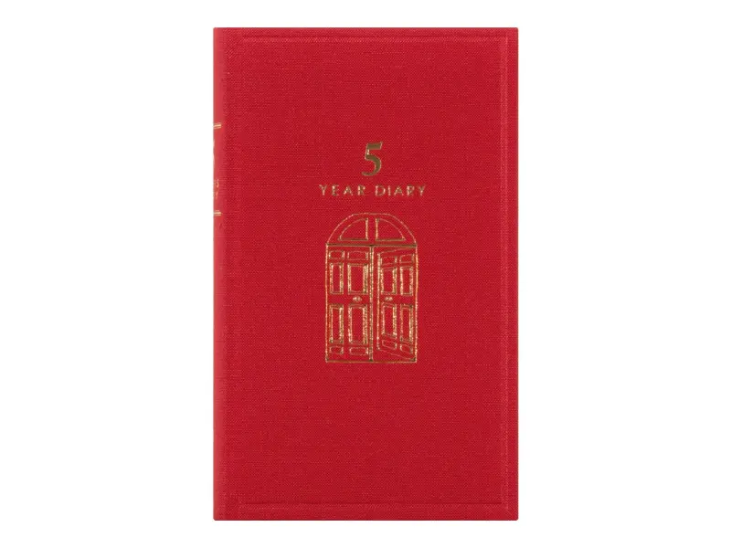 MD 5 Year Diary - Red