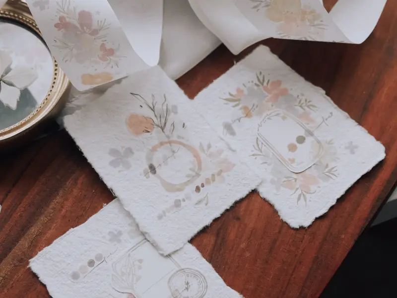 Meow Illustration Washi Tape Floral - Candy Candy