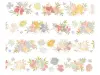 Meow Illustration Washi Tape Floral - Candy Candy