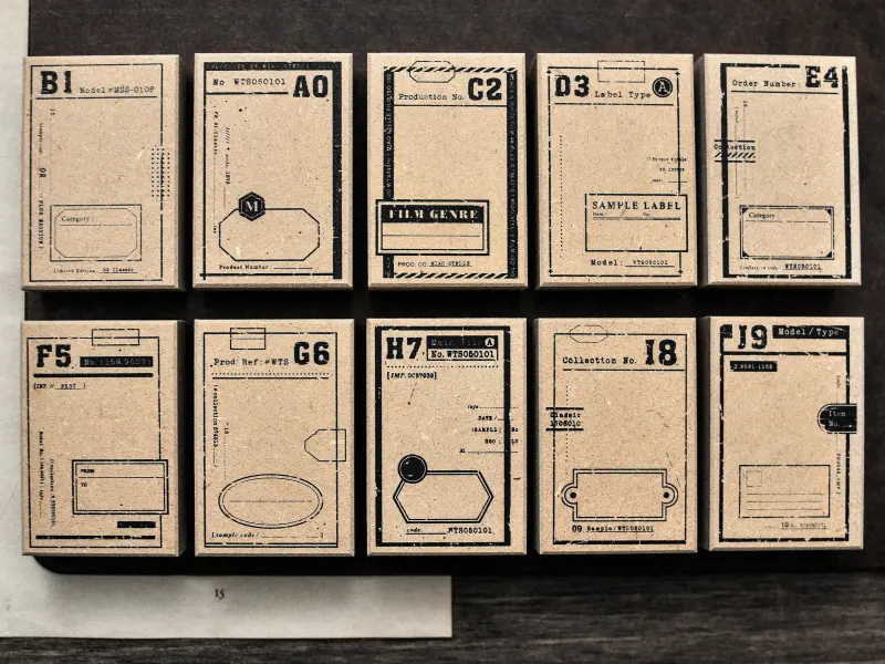 Miao Stelle Stamp Vintage Label - G6