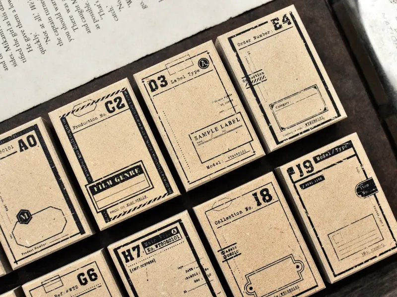 Miao Stelle Stamp Vintage Label - H7