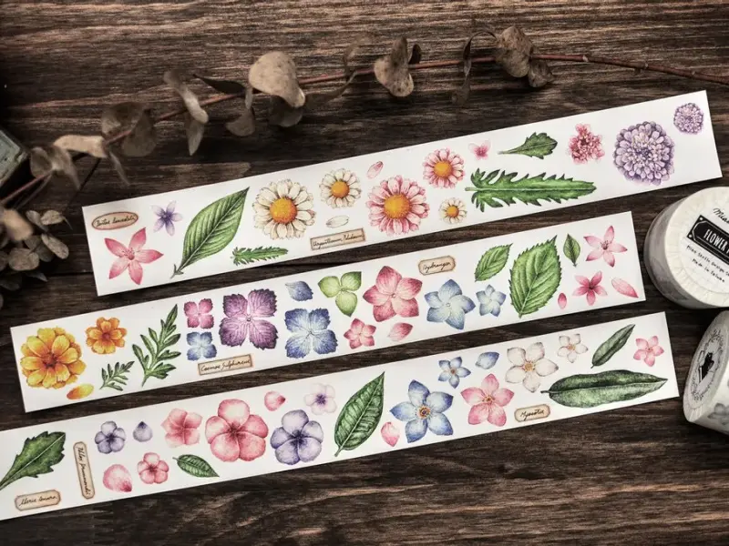 Miaostelle Washi Tape - Flower Press