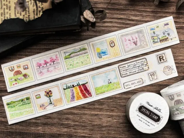 Miaostelle Washi Tape - Spring Stamp