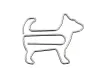 Midori D-Clip Animals - Dog