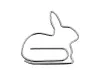 Midori D-Clip Animals - Rabbit