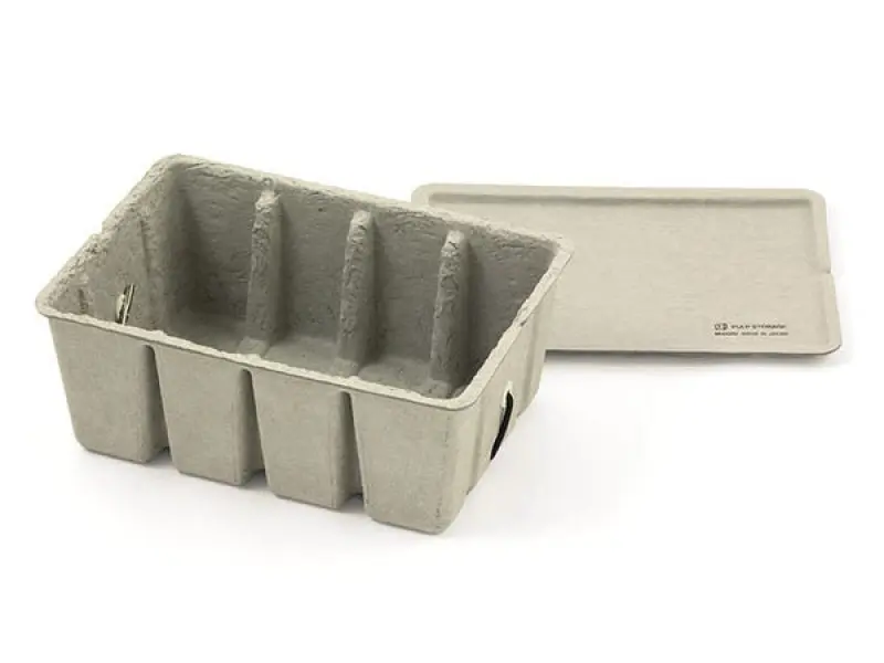 Midori Pulp Card Box - Grey