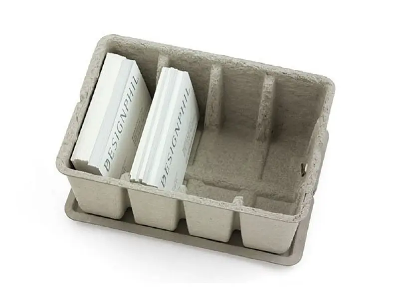 Midori Pulp Card Box - Grey