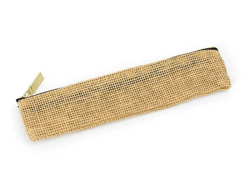 Midori Pulp Paper Cord Pen Case - Beige