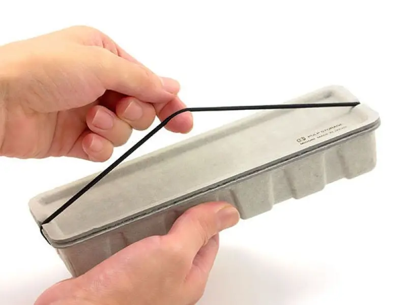 Midori Pulp Pen Case - Gray