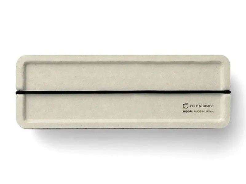 Midori Pulp Pen Case - Gray