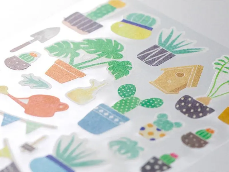 Midori Stickers Marché - Cactus