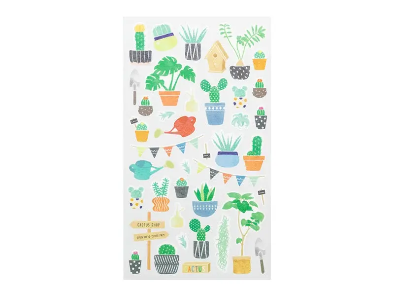 Midori Stickers Marché - Cactus