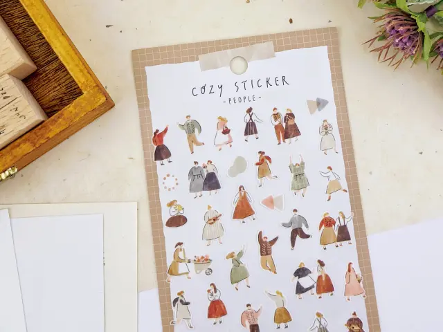 Mindwave Washi Stickers Cozy - People