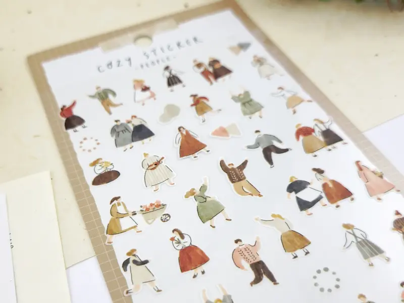 Mindwave Washi Stickers Cozy - People