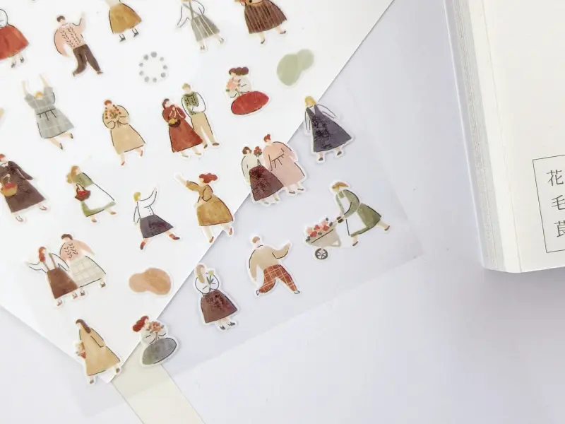 Mindwave Washi Stickers Cozy - People