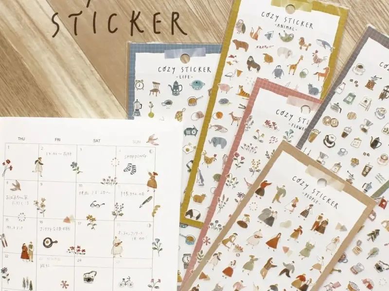 Mindwave Washi Stickers Cozy - People