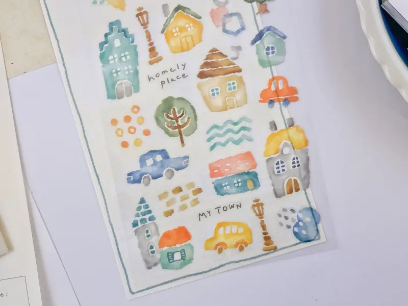 Mindwave Washi Stickers Juwatto - Houses