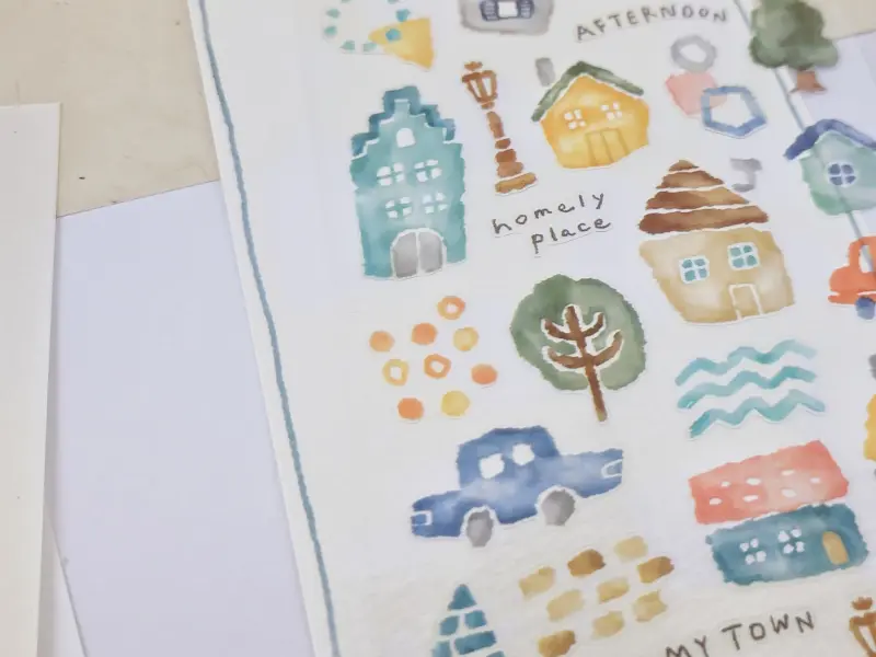 Mindwave Washi Stickers Juwatto - Houses