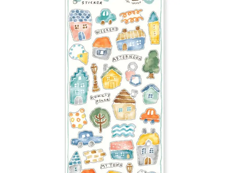 Mindwave Washi Stickers Juwatto - Houses