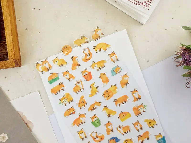 Mindwave Washi Stickers Small Animal - Fox