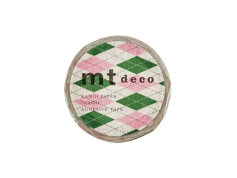 MT Deco Washiteippi - Argyle Pink