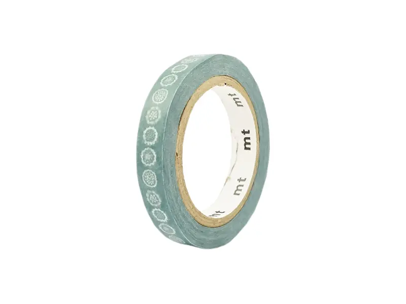 MT x SouSou Slim Washi Tape - Floral Embroidery
