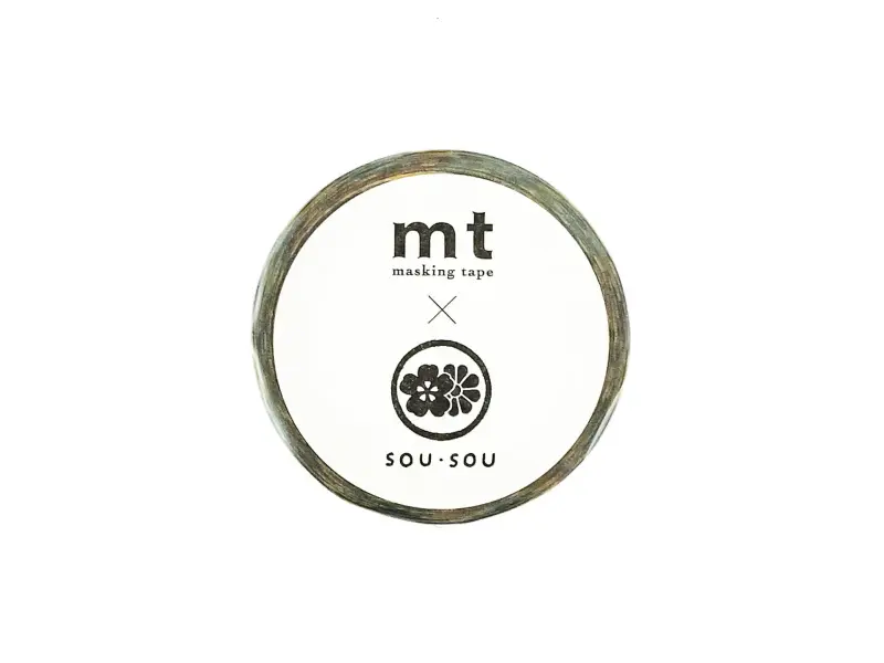 MT x Sou Sou |  Washi Tape Slim - Higashiyama Golden Field