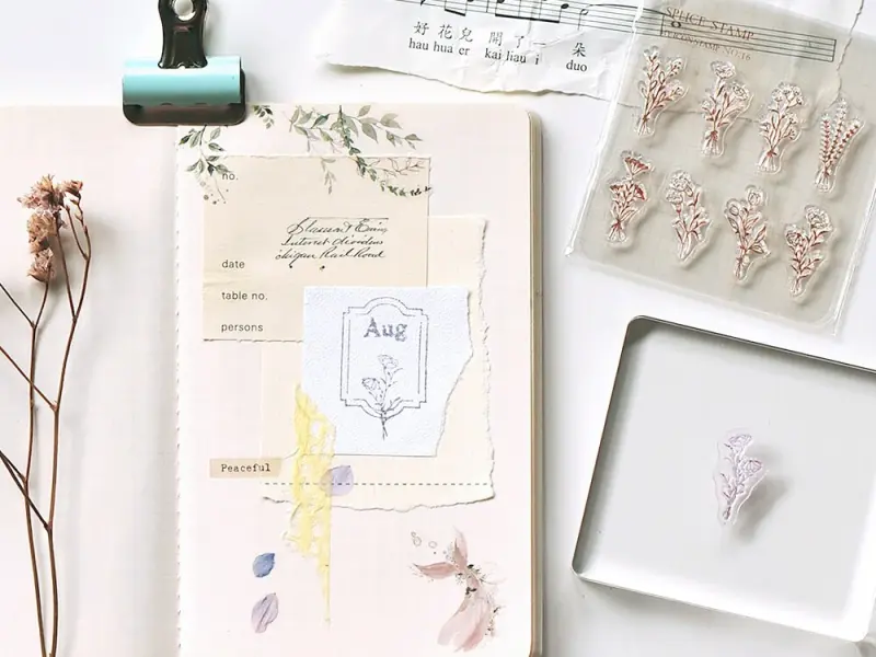 MU | Icon Stamp Flower Bouquet - No.16