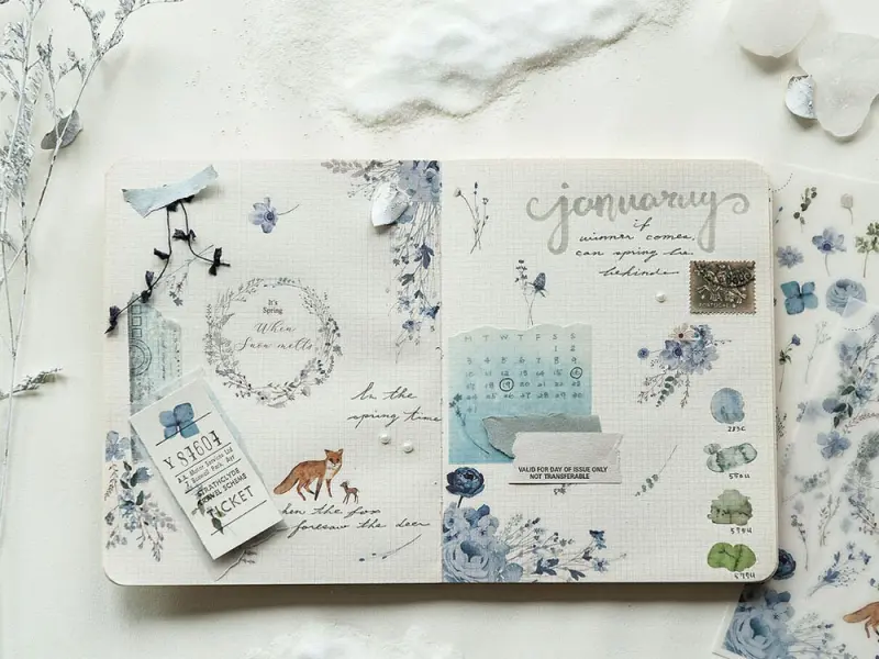 MU | Print-On Stickers 181 - Frost Flowers